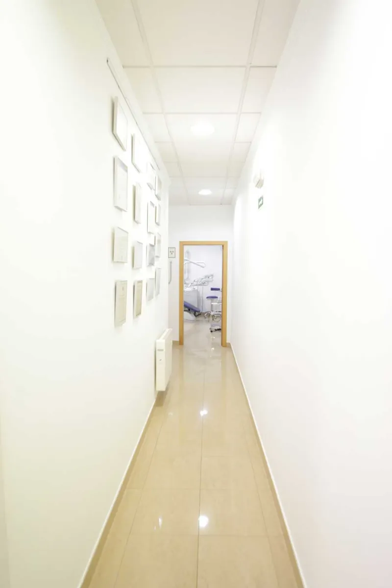 Pasillo de la clínica